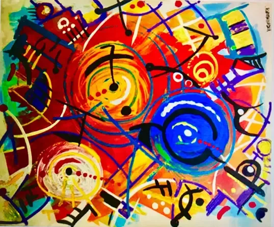 Obra de arte exposta no Hospital Central (2)